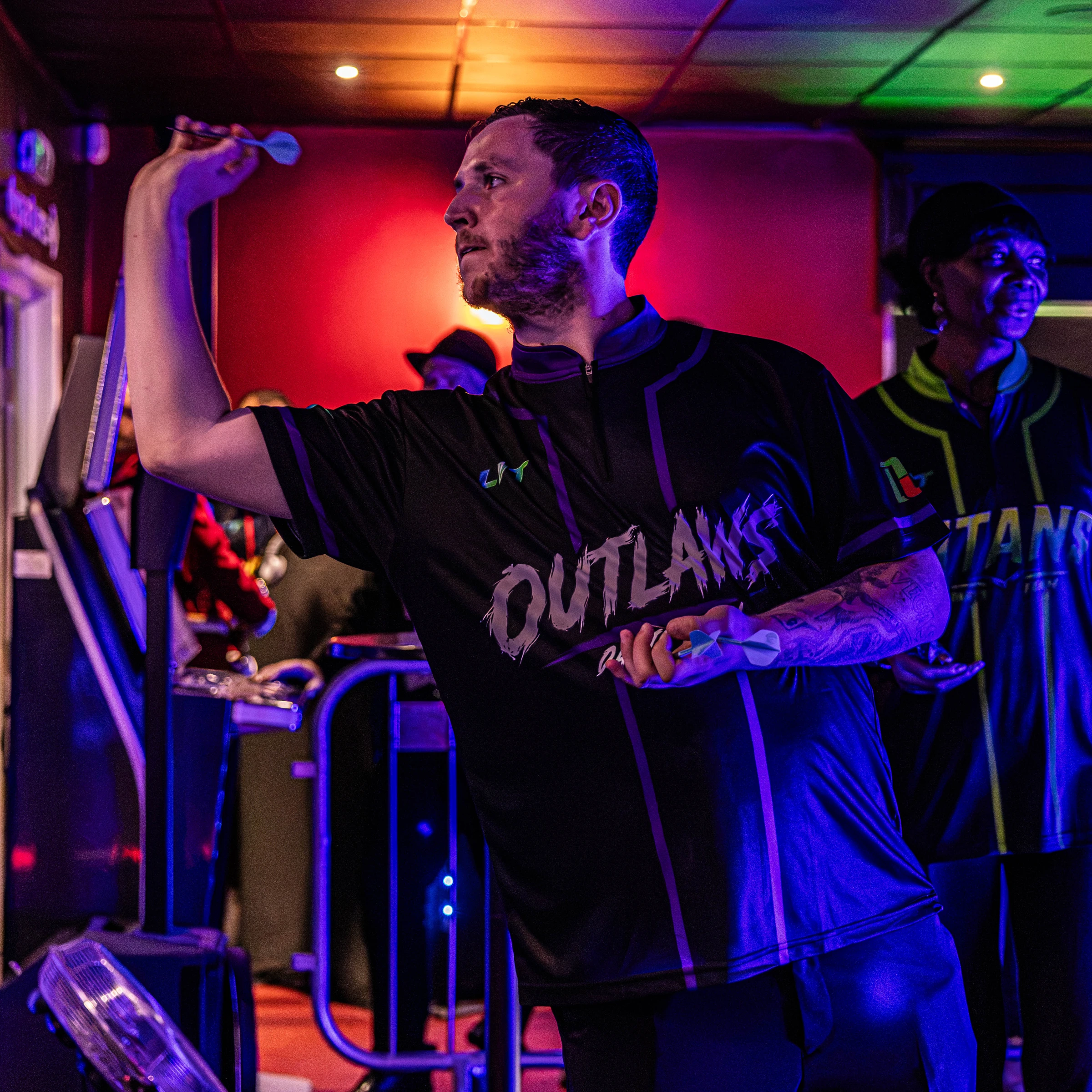 Outlaws player at LIT Launch Night