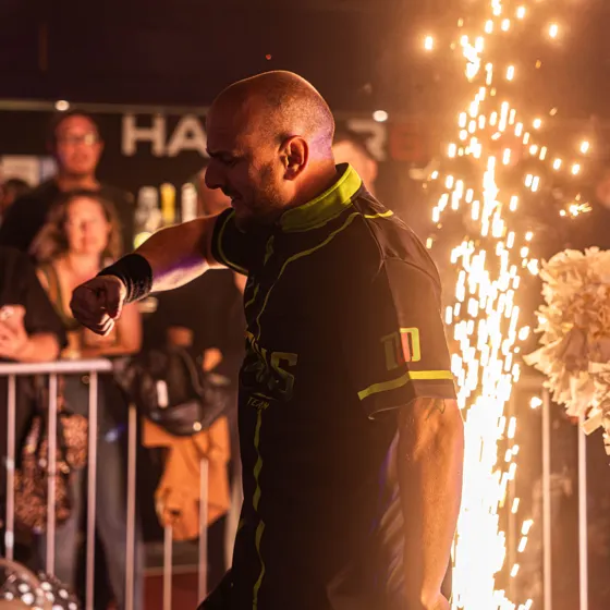 Making an entrance at Hangar 61