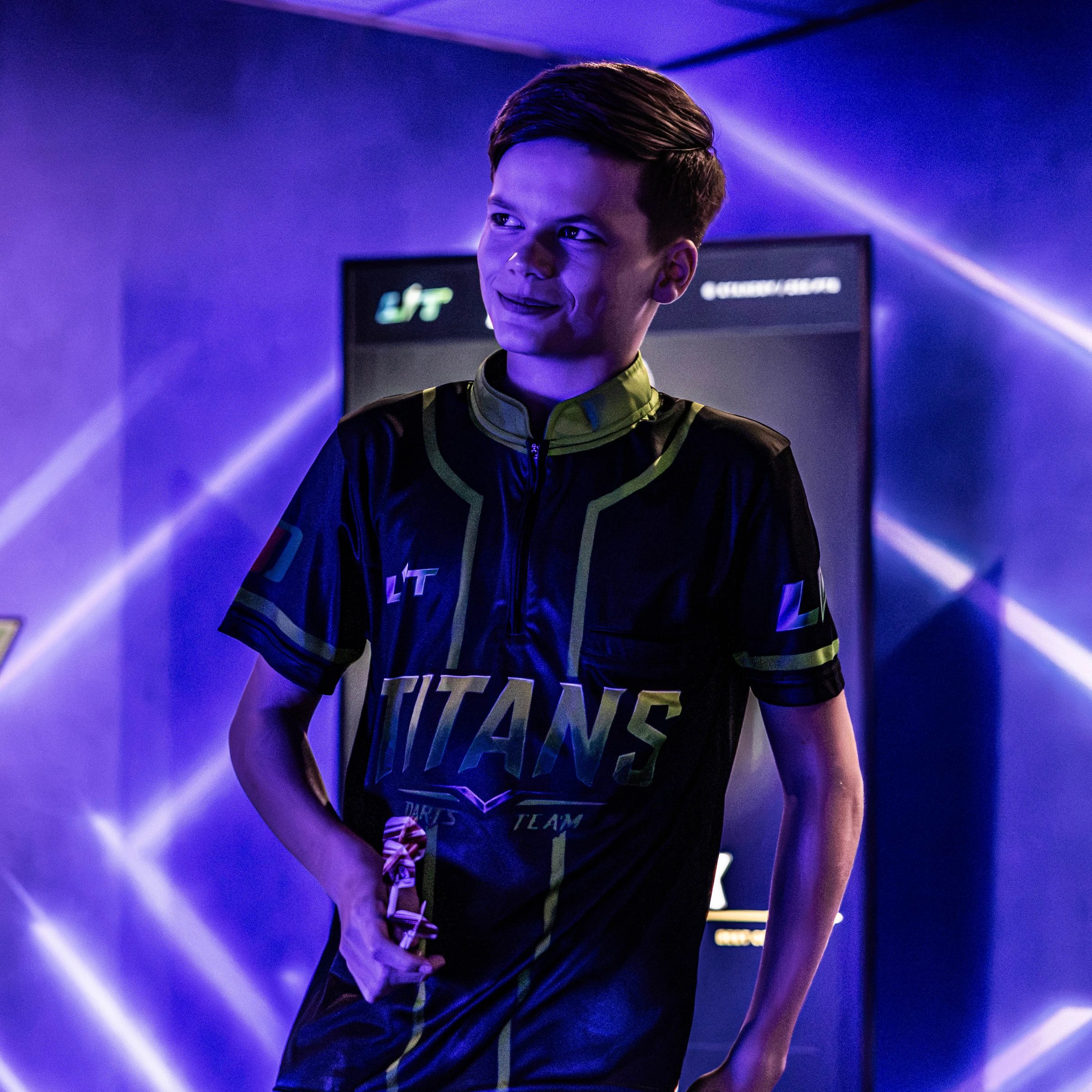 Titans player at LIT Launch Night